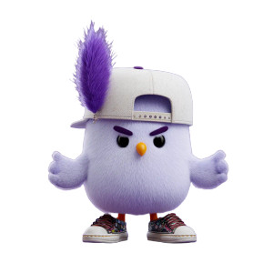 Hiphop Character Vinyl Car Decal Sticker – Waterproof & UV-Resistant 3.4133333333333336"