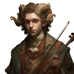 Satyr Bard V5 Vinyl Car Decal Sticker – Waterproof & UV-Resistant 3.4133333333333336"