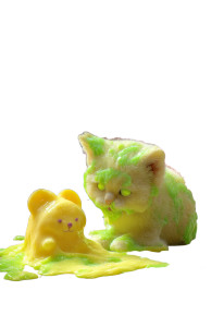 Slime Kitten Play Vinyl Car Decal Sticker – Waterproof & UV-Resistant 4.426666666666667"