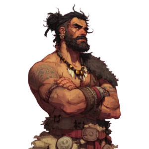 Muscular Rpg Man Vinyl Car Decal Sticker – Waterproof & UV-Resistant 3.4133333333333336"