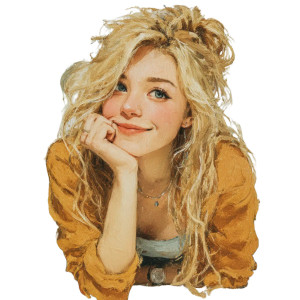 Blonde Birthday Girl Vinyl Car Decal Sticker – Waterproof & UV-Resistant 3.4133333333333336"