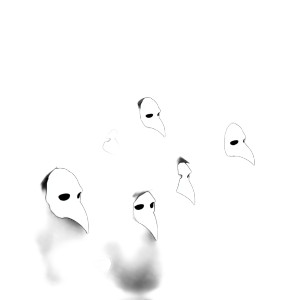 Phantom Crowd Silhouettes Vinyl Car Decal Sticker – Waterproof & UV-Resistant 6.826666666666667"