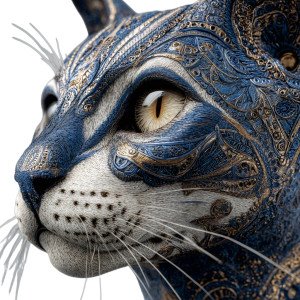 Ceramic Cat Vinyl Car Decal Sticker – Waterproof & UV-Resistant 3.4133333333333336"