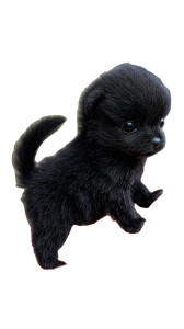 Tiny Black Puppy Vinyl Car Decal Sticker – Waterproof & UV-Resistant 4.8533333333333335" Tiny Black Puppy Vinyl Car Decal Sticker – Waterproof & UV-Resistant 4.8533333333333335"