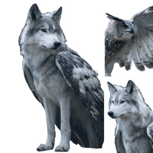 Majestic Owl-Wolf Vinyl Car Decal Sticker – Waterproof & UV-Resistant 3.4133333333333336" Majestic Owl-Wolf Vinyl Car Decal Sticker – Waterproof & UV-Resistant 3.4133333333333336"