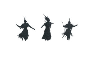Shamanic Figures Dancing Vinyl Car Decal Sticker – Waterproof & UV-Resistant 5.76"
