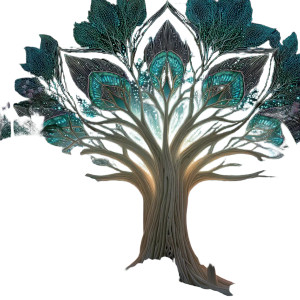 Sacred Ayahuasca Vision Vinyl Car Decal Sticker – Waterproof & UV-Resistant 3.4133333333333336"