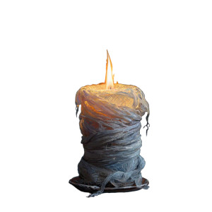 Burning Gauze Candle Vinyl Car Decal Sticker – Waterproof & UV-Resistant 3.4133333333333336"