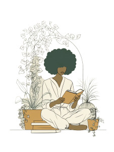 Reading In Nature V4 Vinyl Car Decal Sticker – Waterproof & UV-Resistant 8.213333333333333"