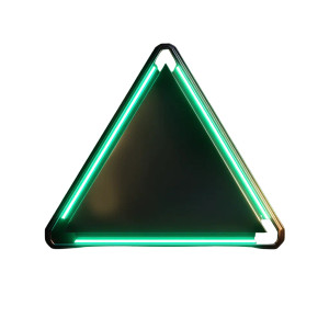 Triangular Chrome Form Vinyl Car Decal Sticker – Waterproof & UV-Resistant 6.826666666666667"