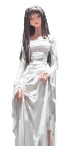 Elegant Angel Woman Vinyl Car Decal Sticker – Waterproof & UV-Resistant 10.2