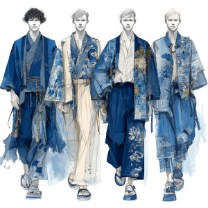Japanese Fashion Portrait V6 Vinyl Car Decal Sticker – Waterproof & UV-Resistant 3.4133333333333336"