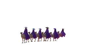 Camel Caravan Journey Vinyl Car Decal Sticker – Waterproof & UV-Resistant 2.72"