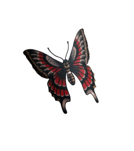 Butterfly Tattoo Vinyl Car Decal Sticker – Waterproof & UV-Resistant 3.8