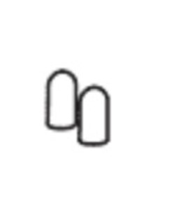 Thetford Toilet Mounting Bolt Cap | Replacement for Aqua Magic V | White