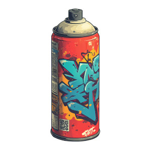 Graffiti Spray Can V2 Vinyl Car Decal Sticker – Waterproof & UV-Resistant 3.4133333333333336" Graffiti Spray Can V2 Vinyl Car Decal Sticker – Waterproof & UV-Resistant 3.4133333333333336"