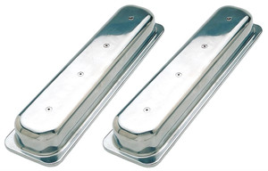 Chrome Plated Valve Covers | For Chevy Small Block 305-350 | Classy Look, Chrome Finish & Mounting Hardware Chrome Plated Valve Covers | For Chevy Small Block 305-350 | Classy Look, Chrome Finish & Mounting Hardware