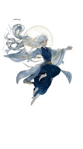 Celestial Maiden V4 Vinyl Car Decal Sticker – Waterproof & UV-Resistant 4.8533333333333335"