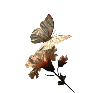 Caravaggio'S Butterfly Vinyl Car Decal Sticker – Waterproof & UV-Resistant 3.4133333333333336"