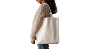 Child With Tote V2 Vinyl Car Decal Sticker – Waterproof & UV-Resistant 2.72"