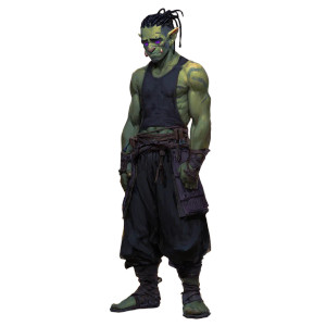 Goblin Portrait V3 Vinyl Car Decal Sticker – Waterproof & UV-Resistant 3.4133333333333336"