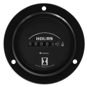 Equus Gauges 6000 Series Hour Meter | 2-1/16" Digital Display, 10,000 Hours, In Dash Mounting, 1/4" Terminals Equus Gauges 6000 Series Hour Meter | 2-1/16" Digital Display, 10,000 Hours, In Dash Mounting, 1/4" Terminals