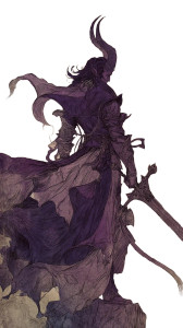 Flamboyant Tiefling Tapestry Vinyl Car Decal Sticker – Waterproof & UV-Resistant 9.706666666666667"