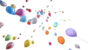 Colorful Balloons Sky V2 Vinyl Car Decal Sticker – Waterproof & UV-Resistant 2.72"