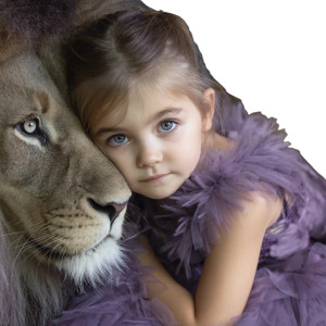 Girl On Lion Vinyl Car Decal Sticker – Waterproof & UV-Resistant 3.4133333333333336" Girl On Lion Vinyl Car Decal Sticker – Waterproof & UV-Resistant 3.4133333333333336"