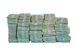 Stacked Money Bundles Vinyl Car Decal Sticker – Waterproof & UV-Resistant 5.97333333333333