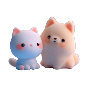 3D Cute Pets Vinyl Car Decal Sticker – Waterproof & UV-Resistant 6.826666666666667"