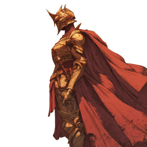 Golden Knight Armor V4 Vinyl Car Decal Sticker – Waterproof & UV-Resistant 3.4133333333333336"