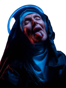 Demon Nun Artwork V2 Vinyl Car Decal Sticker – Waterproof & UV-Resistant 8.213333333333333"