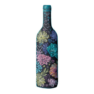 Flower In Bottle Vinyl Car Decal Sticker – Waterproof & UV-Resistant 6.826666666666667"