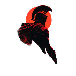 Spartan Warrior Gladiator Vinyl Car Decal Sticker – Waterproof & UV-Resistant 3.4133333333333336"