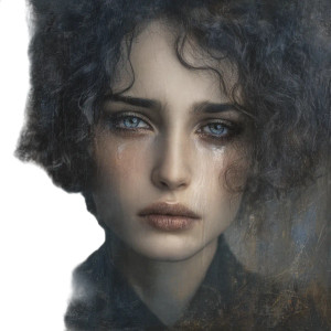 Dramatic Woman V6 Vinyl Car Decal Sticker – Waterproof & UV-Resistant 3.4133333333333336"