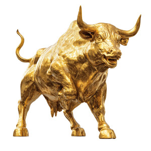 Golden Bull V2 Vinyl Car Decal Sticker – Waterproof & UV-Resistant 6.826666666666667"