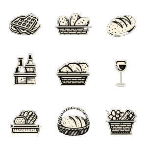 Breakfast Items Vinyl Car Decal Sticker – Waterproof & UV-Resistant 6.826666666666667" Breakfast Items Vinyl Car Decal Sticker – Waterproof & UV-Resistant 6.826666666666667"