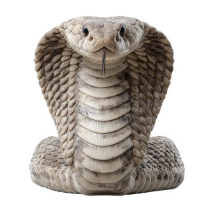 King Cobra Hood Vinyl Car Decal Sticker – Waterproof & UV-Resistant 3.4133333333333336"