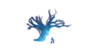 Enchanted Ice Tree Vinyl Car Decal Sticker – Waterproof & UV-Resistant 2.72"