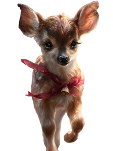Cute Deer Fantasy Vinyl Car Decal Sticker – Waterproof & UV-Resistant 8.213333333333333"