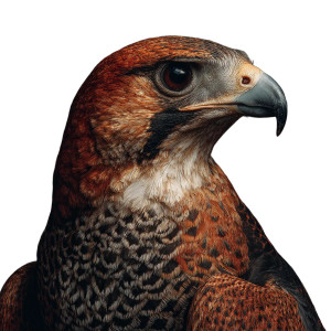 Realistic Hawk V2 Vinyl Car Decal Sticker – Waterproof & UV-Resistant 3.4133333333333336"