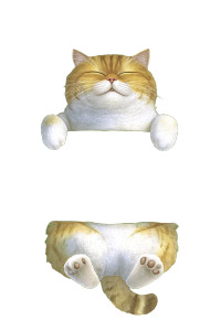 Cute Cat Illustration V10 Vinyl Car Decal Sticker – Waterproof & UV-Resistant 8.96"