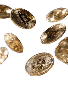 Floating Crypto Coins Vinyl Car Decal Sticker – Waterproof & UV-Resistant 8.213333333333333"