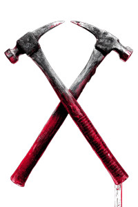 Crossed Metal Hammers Vinyl Car Decal Sticker – Waterproof & UV-Resistant 4.4