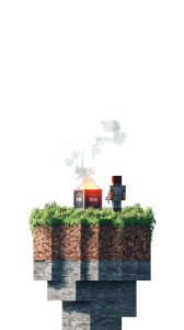 Minecraft Tnt Scene Vinyl Car Decal Sticker – Waterproof & UV-Resistant 4.8533333333333335"