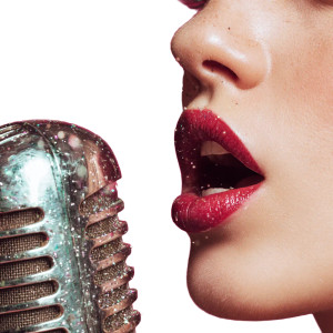 Whispering Disco Diva Vinyl Car Decal Sticker – Waterproof & UV-Resistant 6.826666666666667"