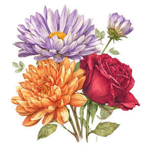 Botanical Flowers Illustration Vinyl Car Decal Sticker – Waterproof & UV-Resistant 3.4133333333333336" Botanical Flowers Illustration Vinyl Car Decal Sticker – Waterproof & UV-Resistant 3.4133333333333336"