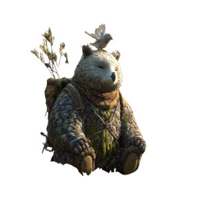 Owl Bear Vinyl Car Decal Sticker – Waterproof & UV-Resistant 3.4133333333333336"