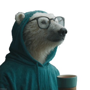 Polar Bear Barista Vinyl Car Decal Sticker – Waterproof & UV-Resistant 3.4133333333333336" Polar Bear Barista Vinyl Car Decal Sticker – Waterproof & UV-Resistant 3.4133333333333336"